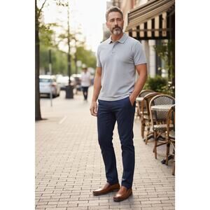 Sandro Moscoloni Easy Leather Venetian Loafer Shoes Mens Brown Size US 10D